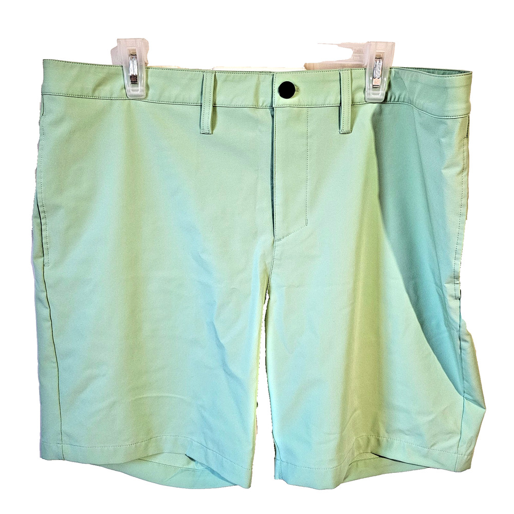 Zella Men's Golf Shorts Size 40 Green Performance Stretch Athletic Casual